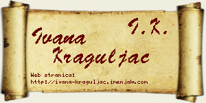 Ivana Kraguljac vizit kartica
